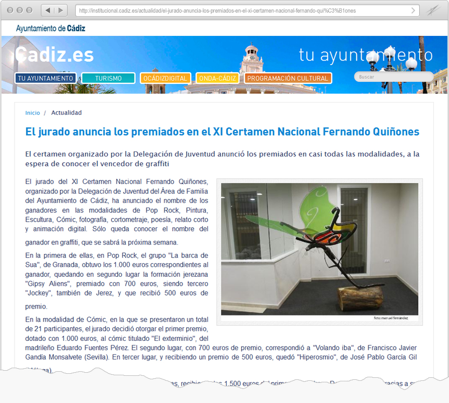 Certamen Fernando Quiñones Cadiz